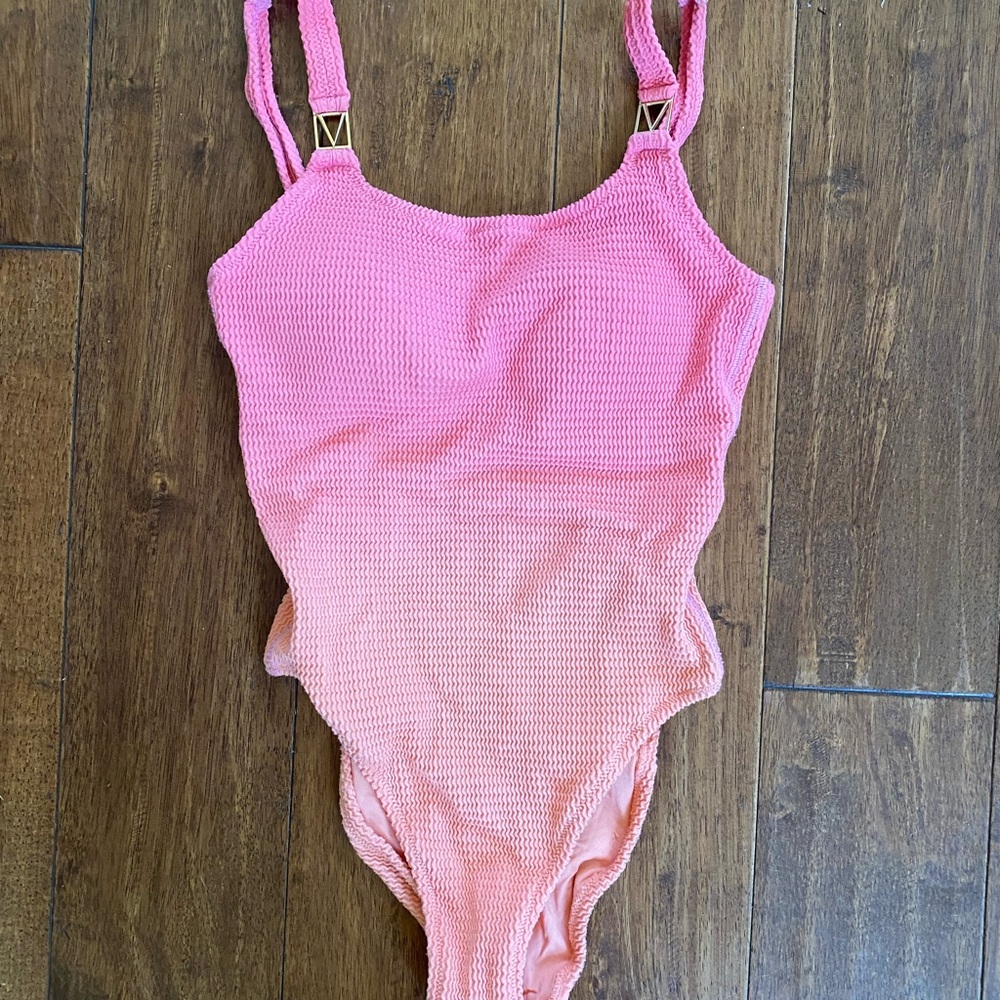 Victoria's Secret Pink Bodysuit One Piece with Adjustable Straps FITS LIKE A S